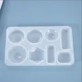 Moule silicone goutte cristal pour bijoux – Couleur Gris clair (1)