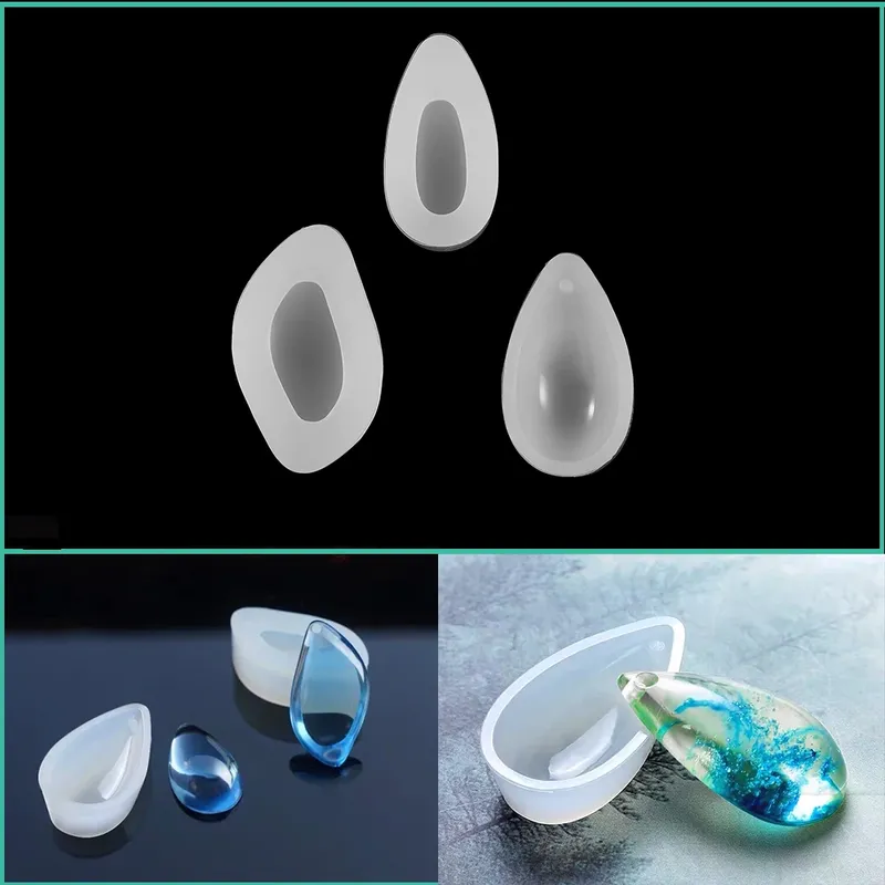 Moule silicone goutte d'eau pour bijoux