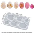 Moule silicone goutte et ovale pour bijoux – Couleur Style-1
