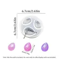 Moule silicone goutte et ovale pour bijoux – Couleur Style-2