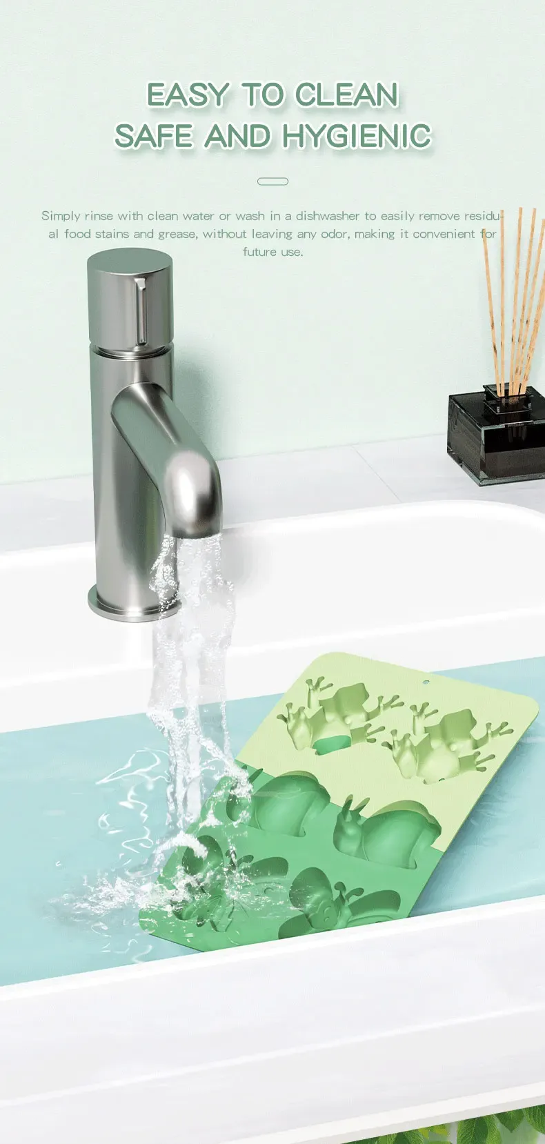 Moule silicone grenouille pour chocolats et bonbons