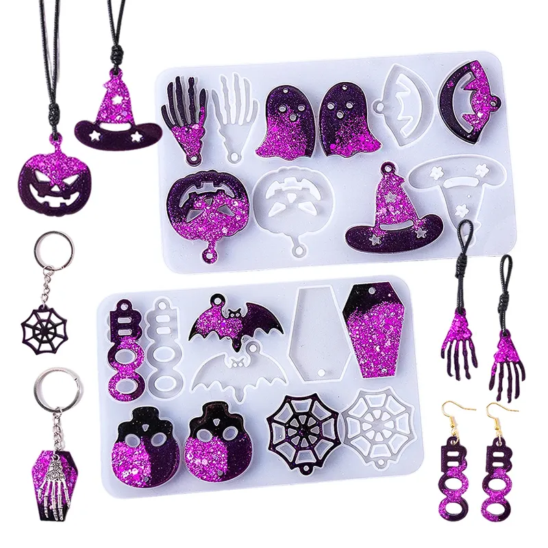 Moule silicone Halloween pour bijoux