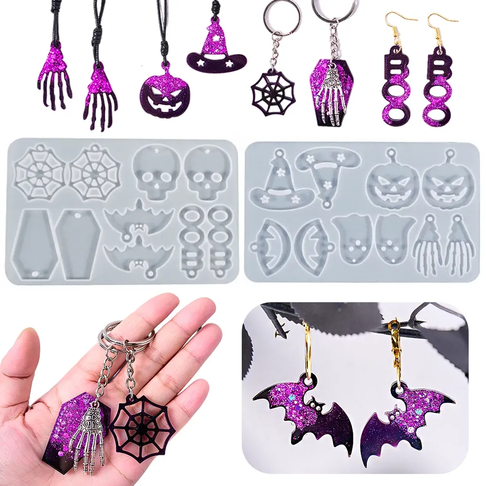 Moule silicone Halloween pour bijoux