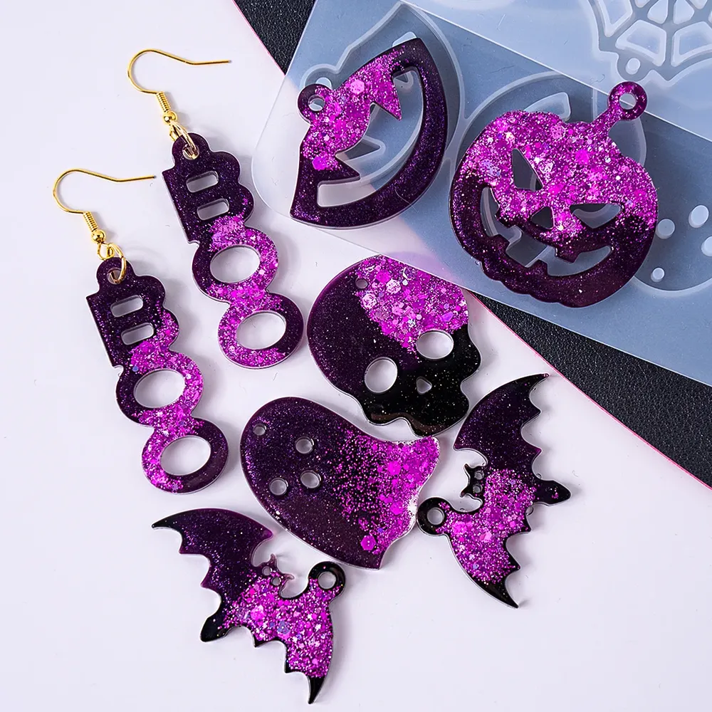 Moule silicone Halloween pour bijoux