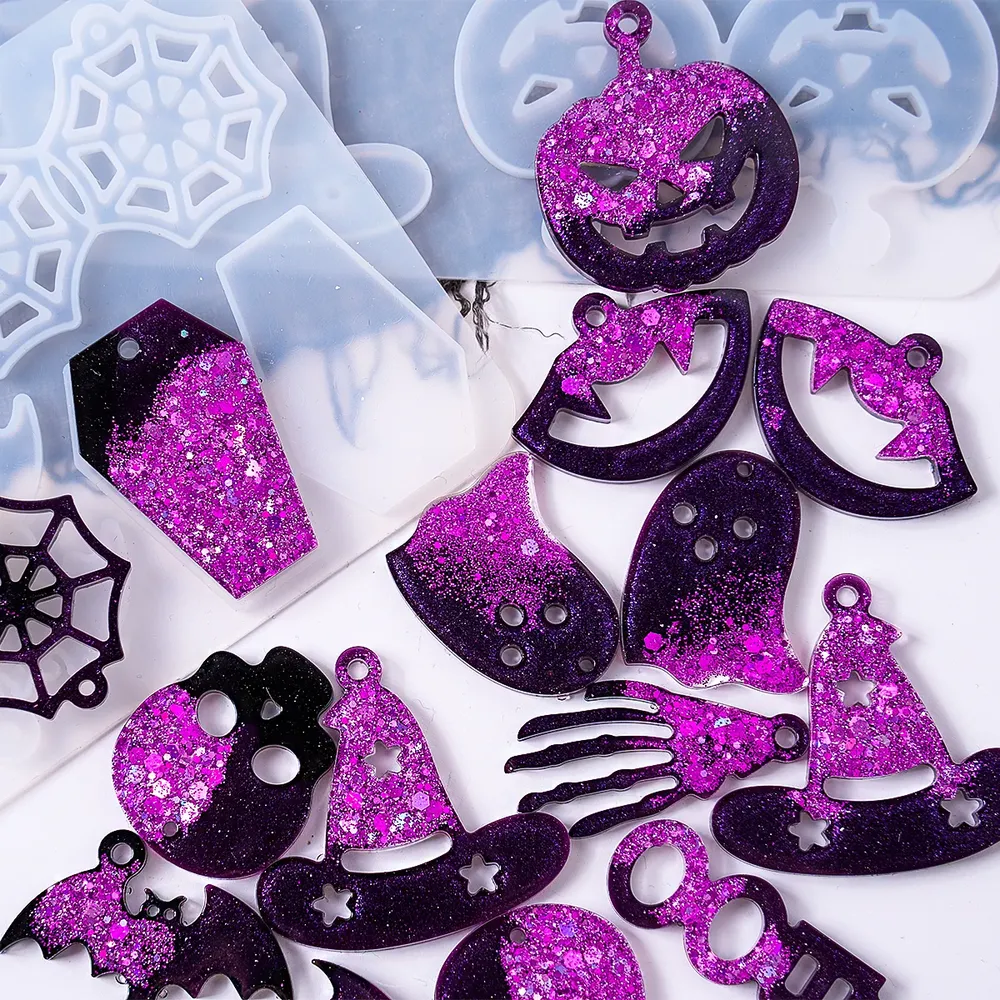 Moule silicone Halloween pour bijoux