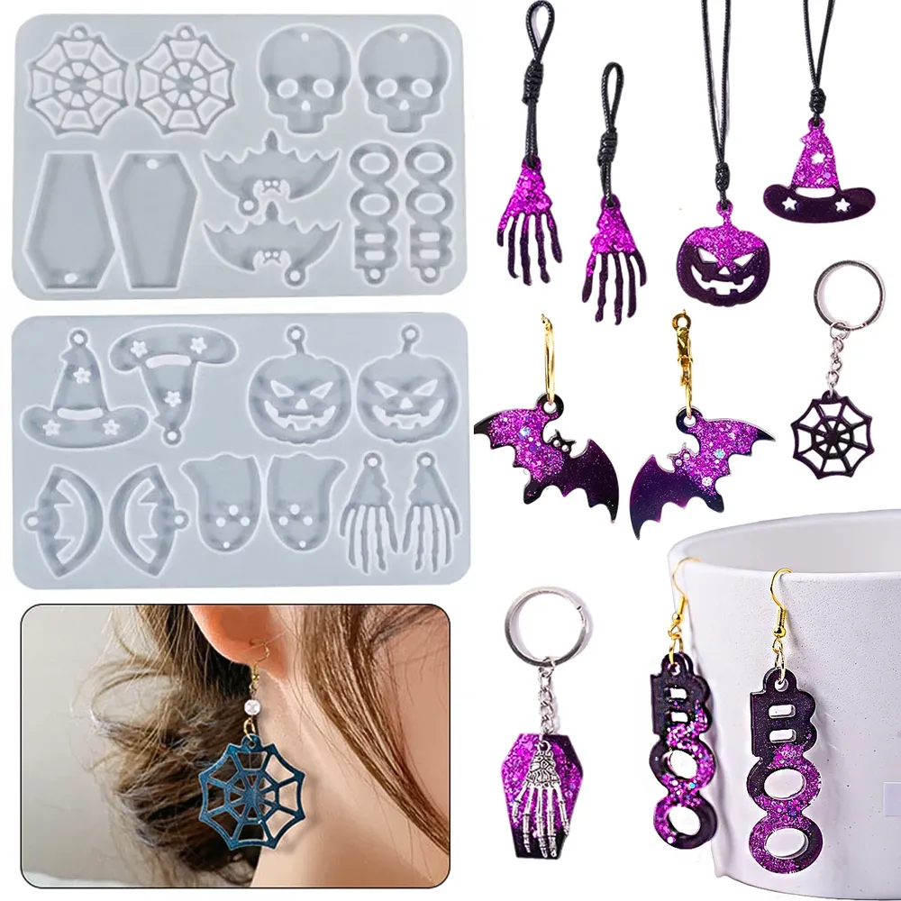 Moule silicone Halloween pour bijoux