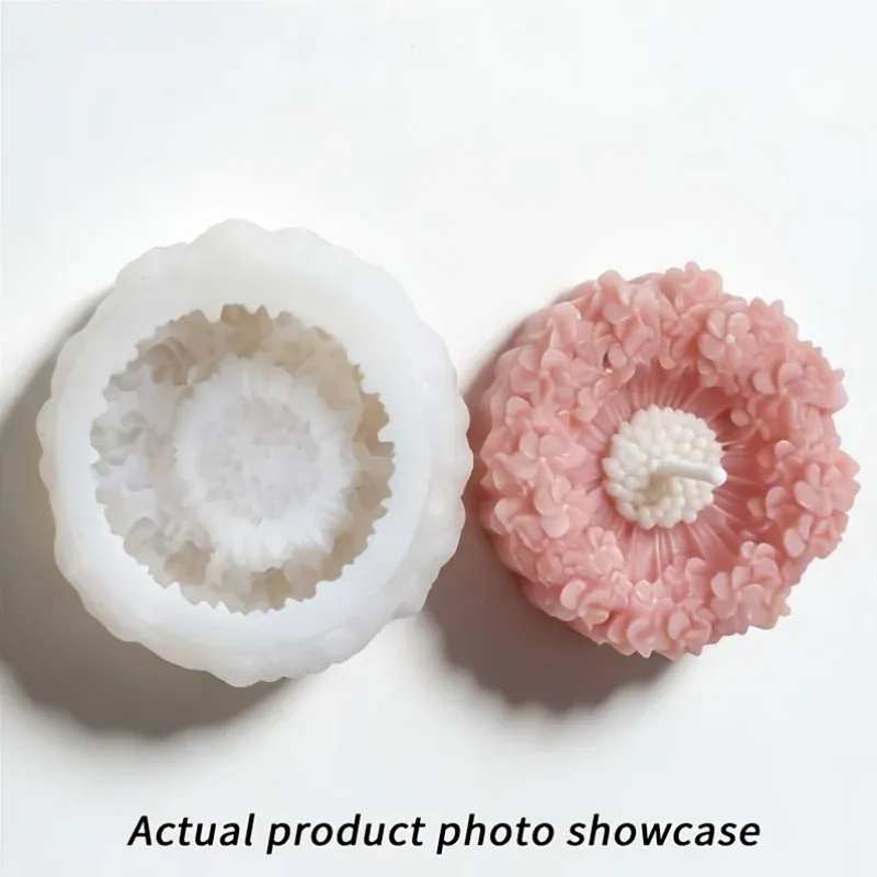 Moule silicone hortensia pétales pour résine