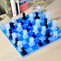 Moule silicone jeu d'échecs et plateau pour projets DIY – 2