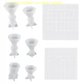 Moule silicone jeu d'échecs et plateau pour projets DIY – 5
