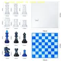 Moule silicone jeu d'échecs et plateau pour projets DIY – 6