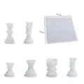 Moule silicone jeu d'échecs et plateau pour projets DIY – Couleur S chessboard 6pcs