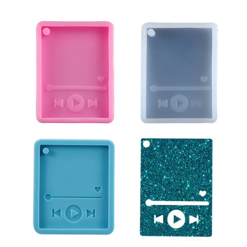 Moule silicone joueur pour porte-clés et bijoux