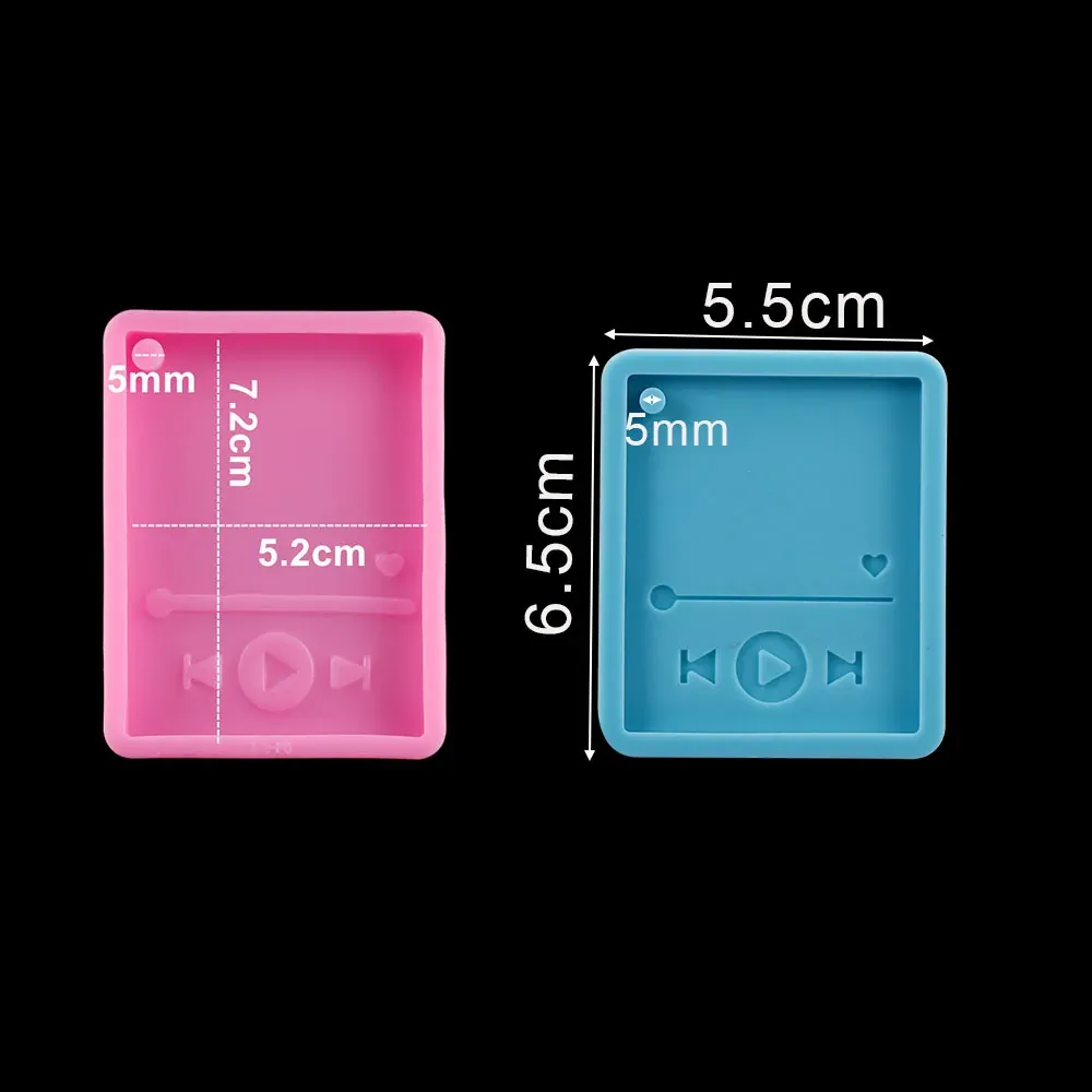 Moule silicone joueur pour porte-clés et bijoux