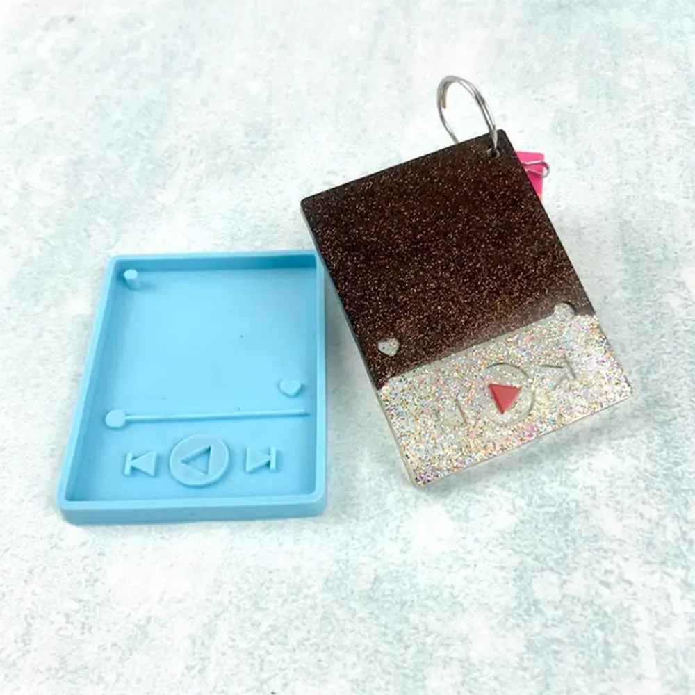 Moule silicone joueur pour porte-clés et bijoux