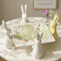 Moule silicone lapin debout plateau fruits décoration – 5
