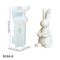 Moule silicone lapin debout plateau fruits décoration – Couleur Daddy Rabbit Mold