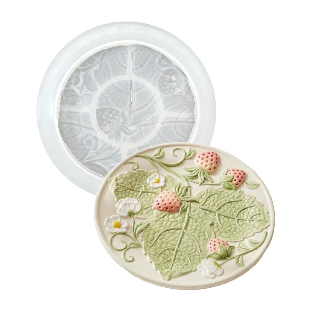 Moule silicone lapin debout plateau fruits décoration