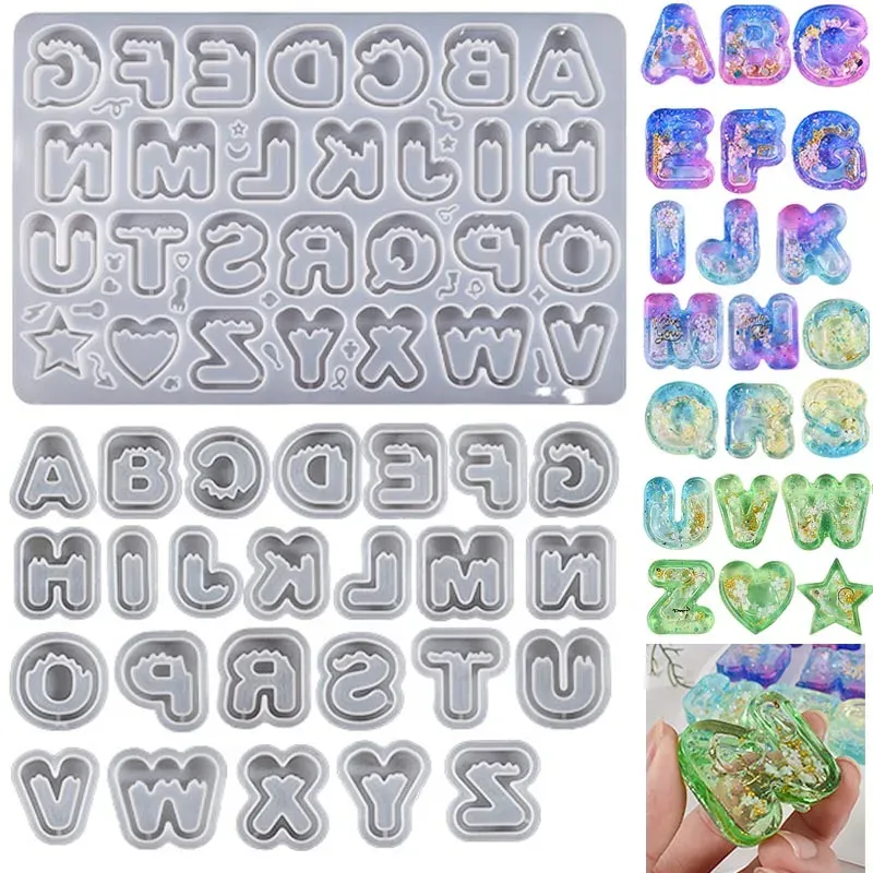Moule silicone lettre crème glacée