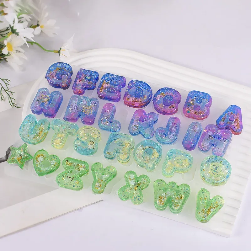 Moule silicone lettre crème glacée