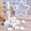 Moule silicone lettre étoile pour bijoux et porte-clés DIY – 4