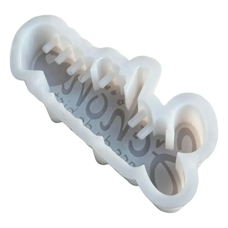 Moule silicone lettres allemandes pour loisirs créatifs vases