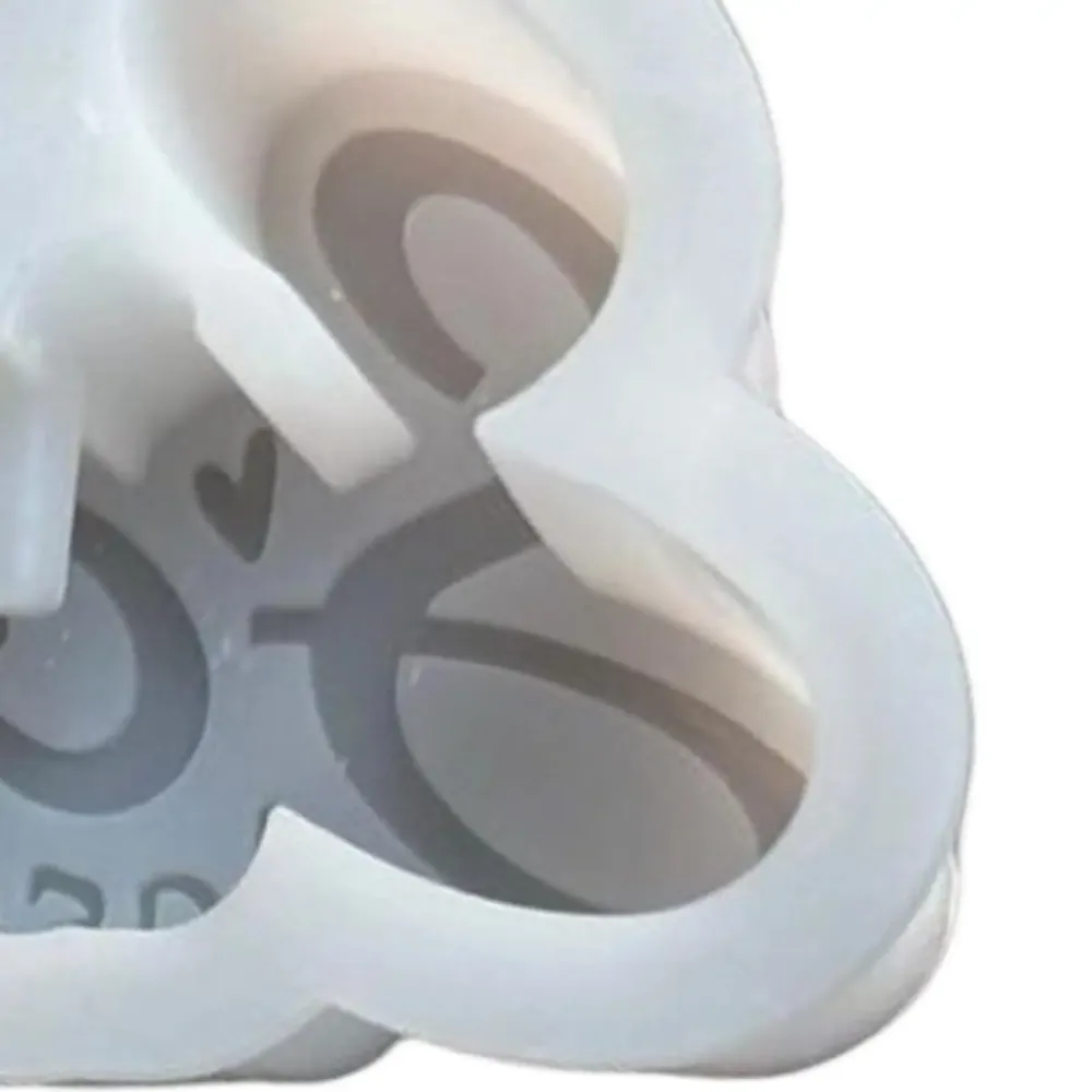 Moule silicone lettres allemandes pour loisirs créatifs vases