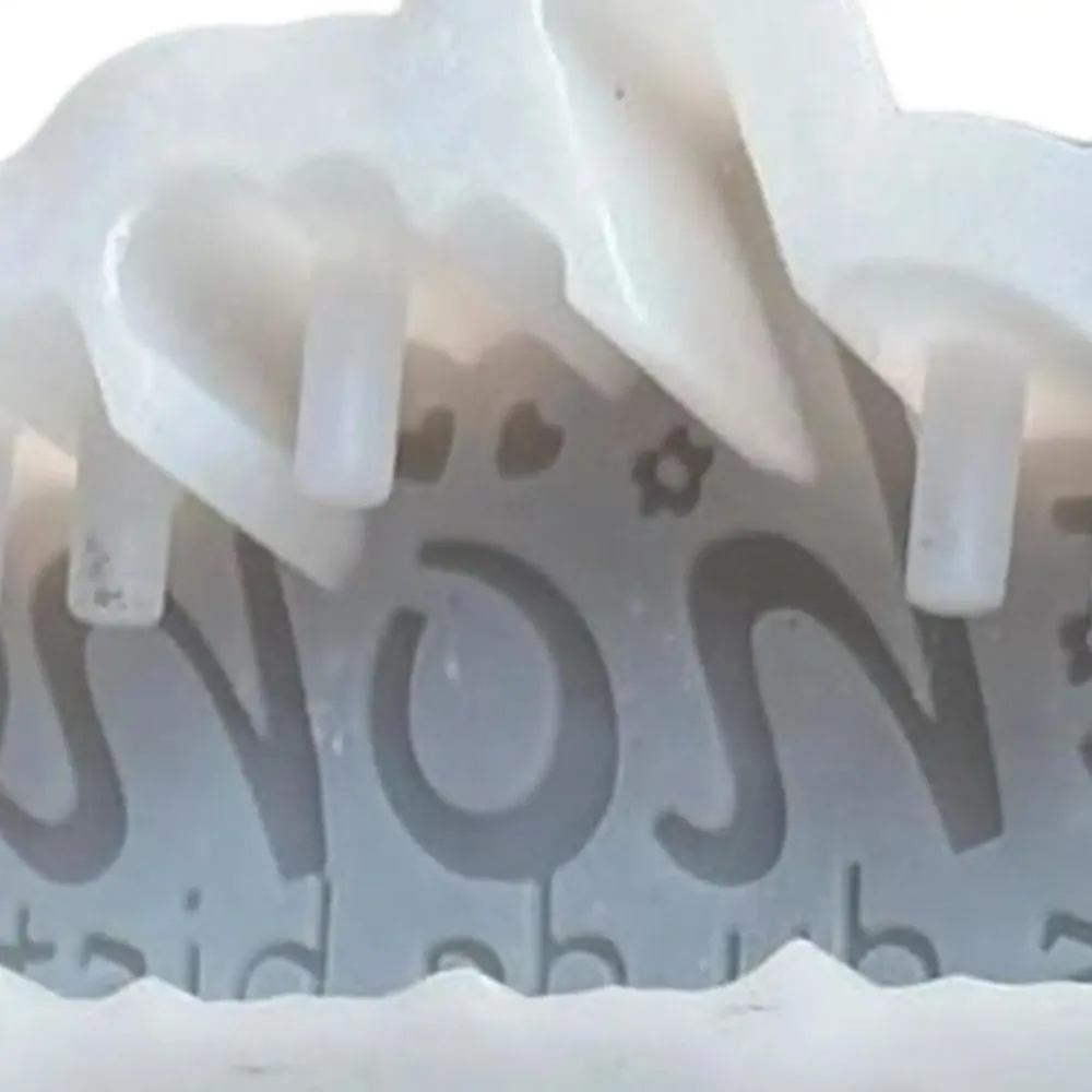 Moule silicone lettres allemandes pour loisirs créatifs vases