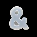 Moule silicone lettres alphabet pour décoration et artisanat – Color 10,8x9 cm