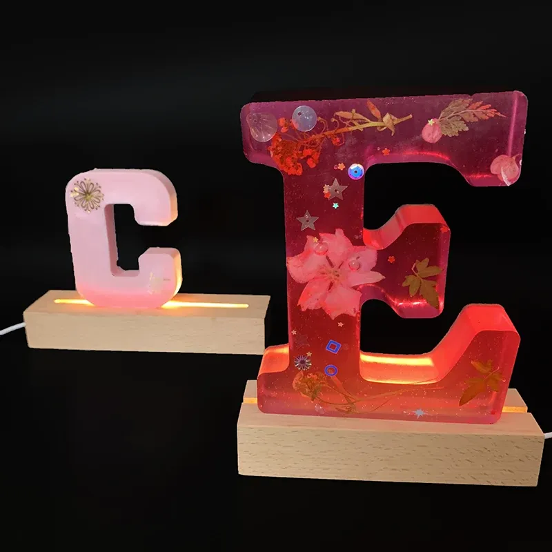 Moule silicone lettres alphabet pour décoration et artisanat