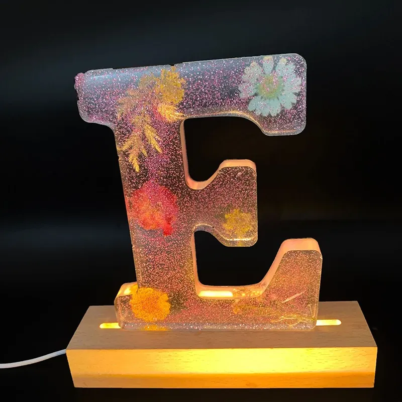 Moule silicone lettres alphabet pour décoration et artisanat