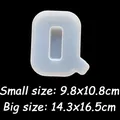 Moule silicone lettres alphabet pour décoration et artisanat – Color Marine (Q)