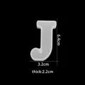 Moule silicone lettres alphabet pour loisirs créatifs et fêtes – Couleur J Mold