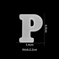 Moule silicone lettres alphabet pour loisirs créatifs et fêtes – Couleur P Mold