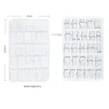 Moule silicone lettres anglaises pour bijoux décoration – 4