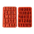 Moule silicone lettres anglaises pour bijoux décoration – Couleur Chocolate mold