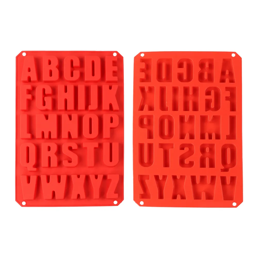 Moule silicone lettres anglaises pour bijoux décoration