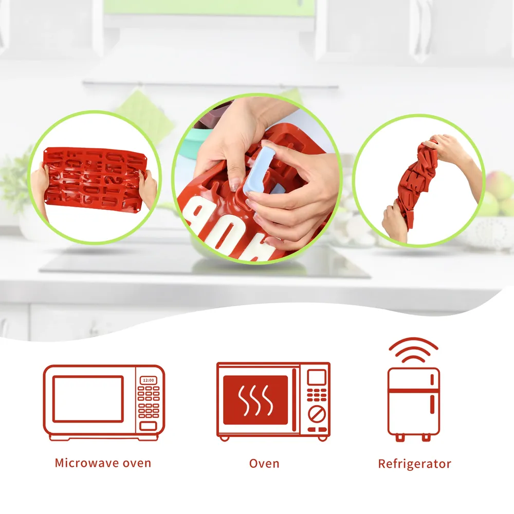 Moule silicone lettres anglaises pour bijoux décoration
