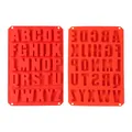 Moule silicone lettres anglaises pour bijoux décoration – Couleur Red mold
