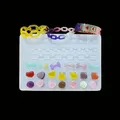 Moule silicone lettres chiffres pour bijoux DIY – Couleur noir (B)