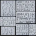 Moule silicone lettres chiffres pour porte-clés bijoux – 1