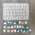 Moule silicone lettres chiffres pour porte-clés bijoux – 6