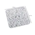Moule silicone lettres chiffres pour porte-clés bijoux – Couleur B05