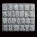 Moule silicone lettres chiffres pour porte-clés bijoux – Couleur Dyuan