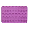 Moule silicone lettres chiffres ronds bracelet bijoux – Couleur Double-Hole
