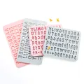 Moule silicone lettres et chiffres 3D – 4