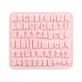 Moule silicone lettres et chiffres 3D – Couleur Pink