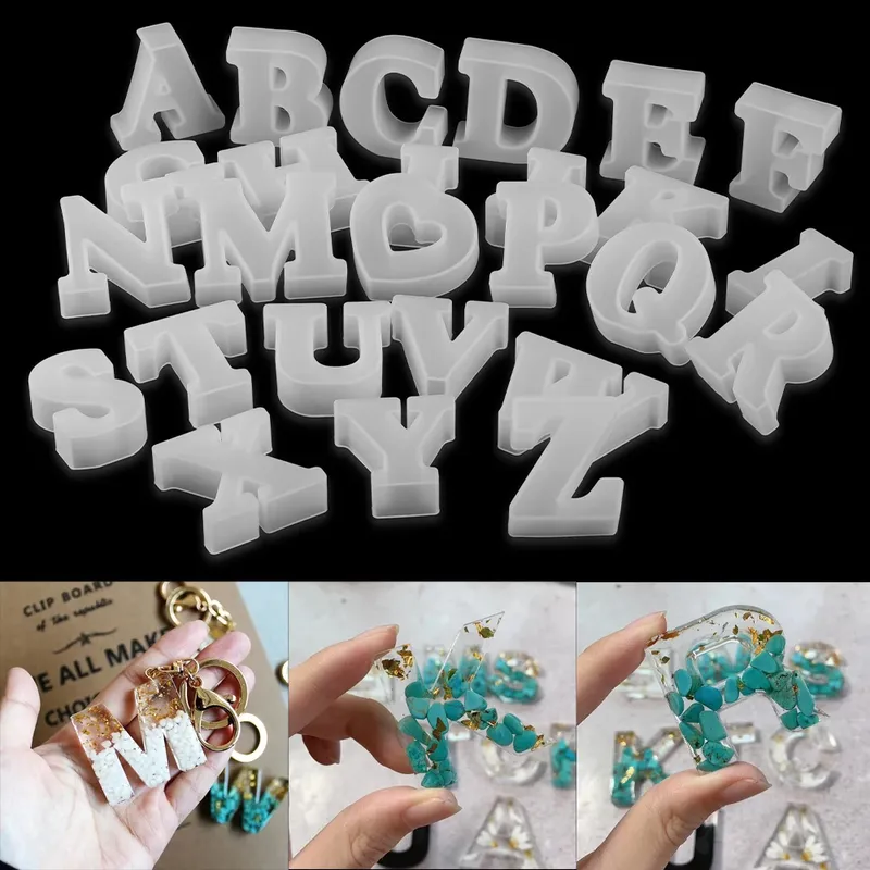 Moule silicone lettres et chiffres alphabet