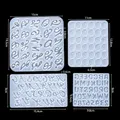 Moule silicone lettres et chiffres pour bijoux – 2