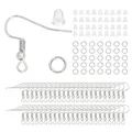 Moule silicone lettres et chiffres pour bijoux – Couleur 300Pcs Rhodium