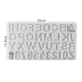 Moule silicone lettres et chiffres pour bijoux – Couleur Letter Mold02